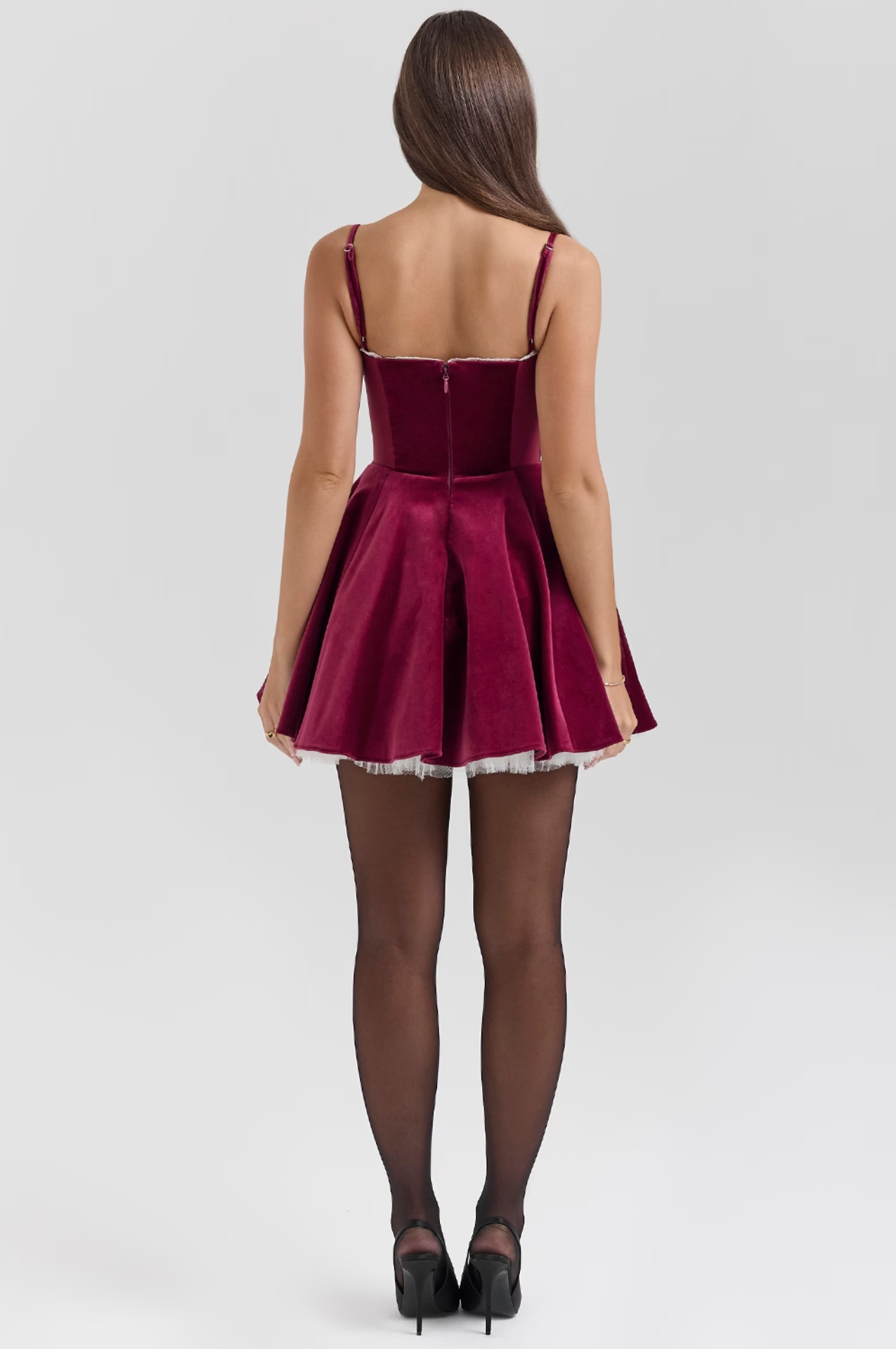 Alicia | Festliches Bordeaux-Kleid